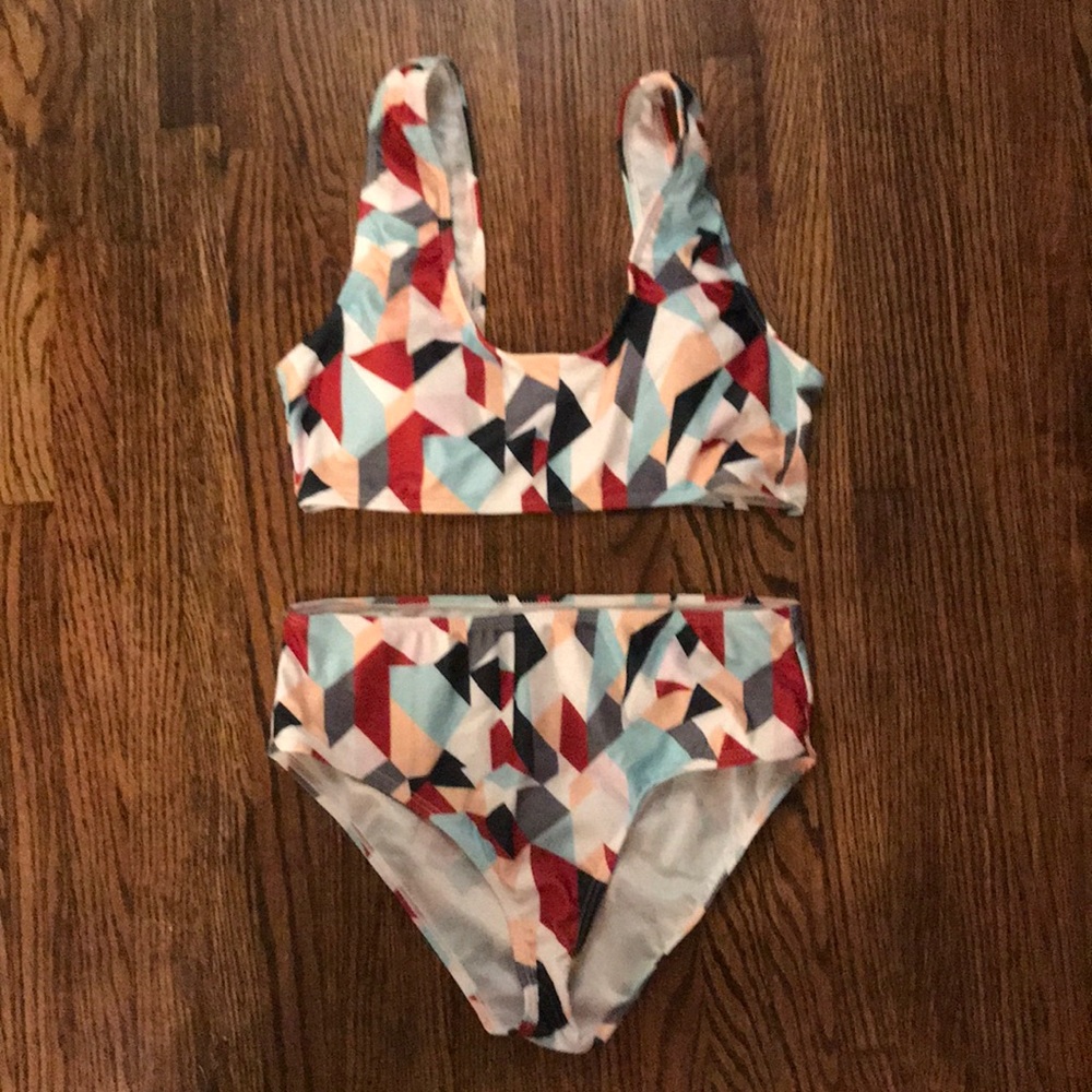 Folsom & Co. Geo Print Bikini